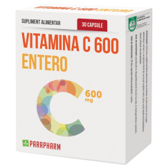 Vitamina C Entero 600mg, 30 capsule, Parapharm